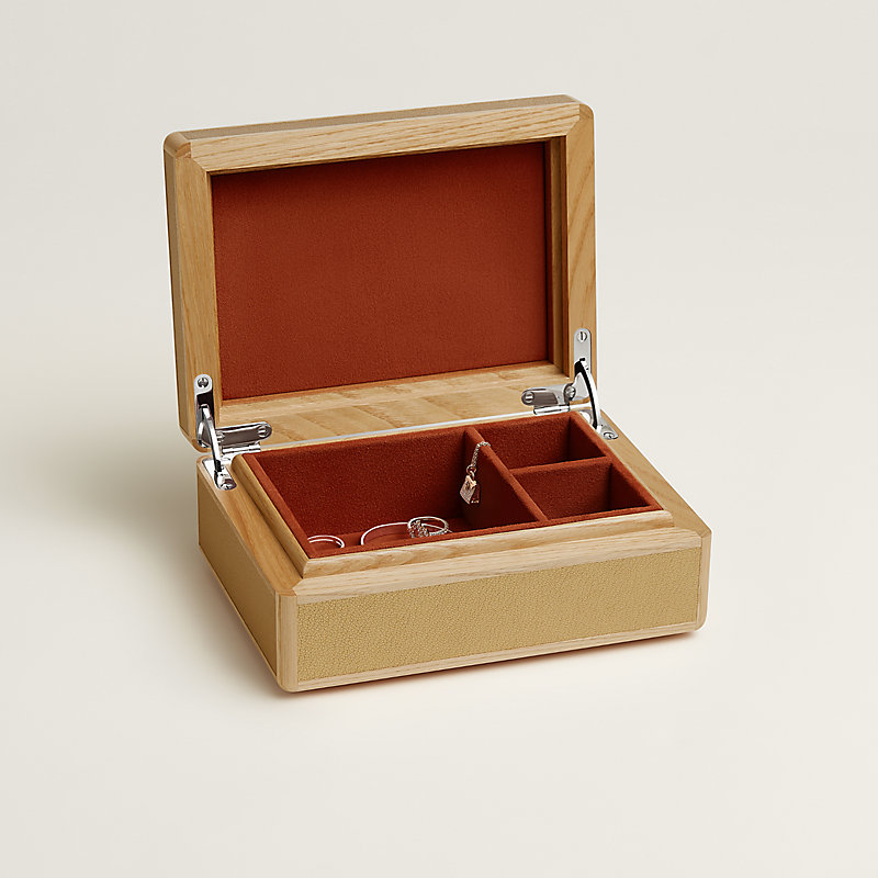 Amalthee Chamkilight holdall box, small model - Black | Hermès USA